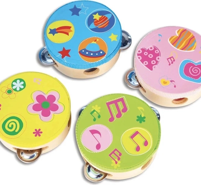 Tamburello per bambini Bontempi 12 cm in legno
