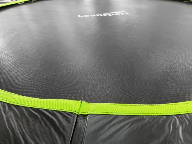 Trampolino da Giardino Lean Sport Max 8 Piedi Verde e Nero