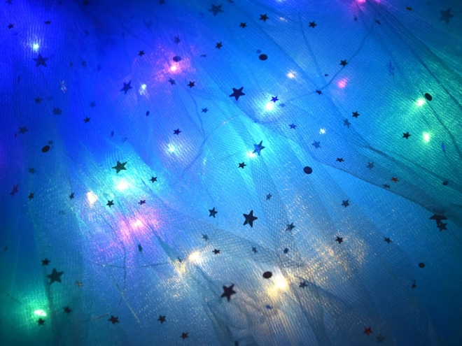 Costume luminoso per piccola fata blu