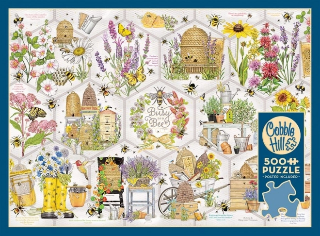COBBLE HILL Puzzle Indaffarato come un'ape 500 pezzi
