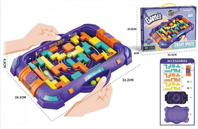 Gioco di abilità flipper labirinto pazzo