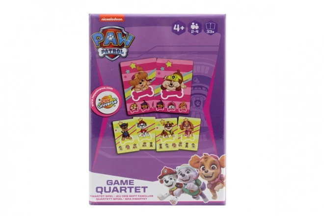 Gioco di carte quartetto di PAW Patrol