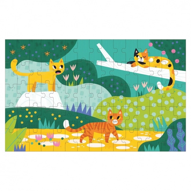 Puzzle Lenticolare Gatti piccoli e grandi