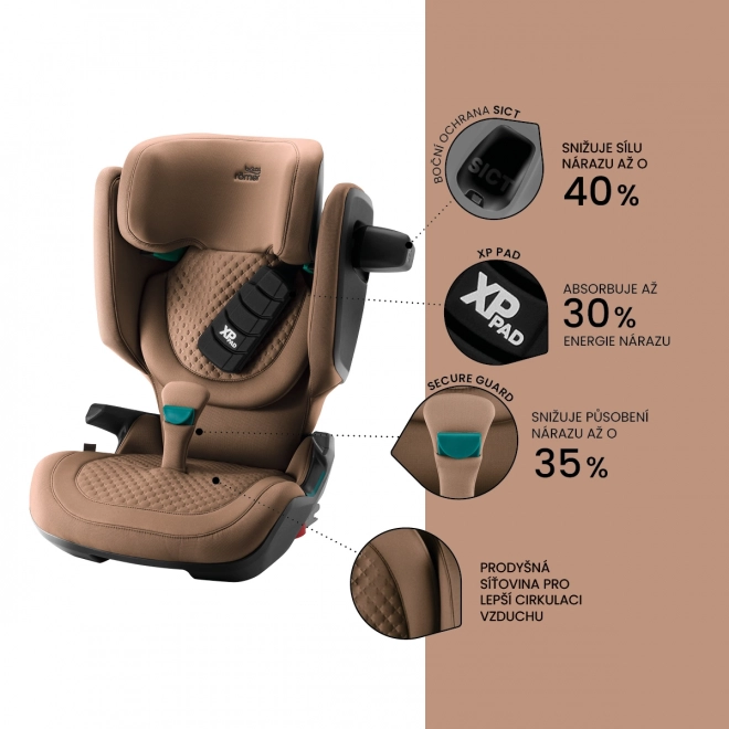 Seggiolino per auto Kidfix Pro Lux in Soft Taupe