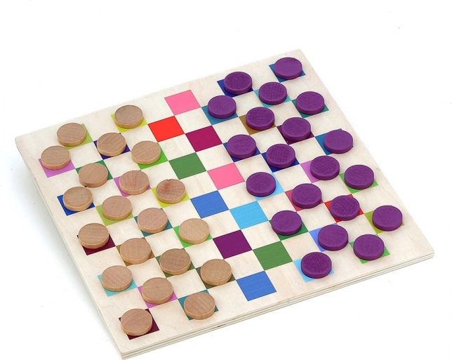 Dama in Legno Multicolore Vilac