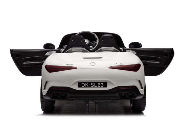 Auto elettrica per bambini Mercedes AMG SL63 bianco