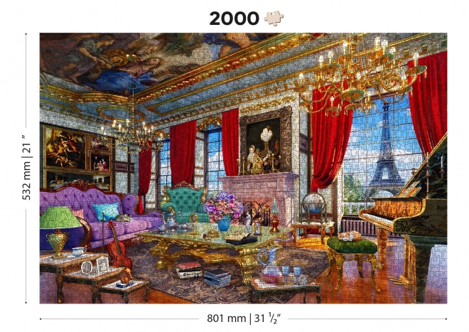 Puzzle in legno Palazzo di Parigi 2 in 1