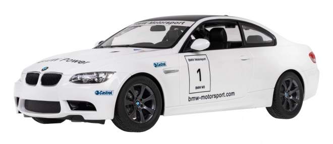 Auto RC BMW M3 bianco scala 1:14