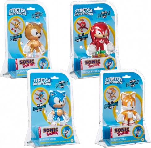 Action figure allungabile SONIC THE HEDGEHOG 13 cm