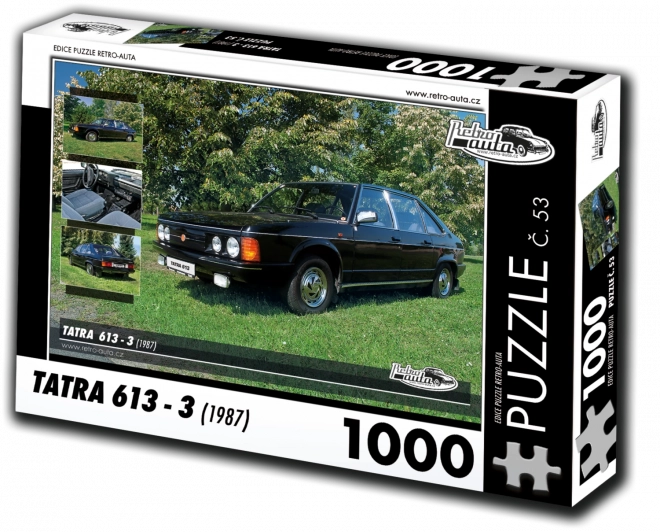 Puzzle Retro Auto Tatra 613-3 del 1987 - 1000 Pezzi