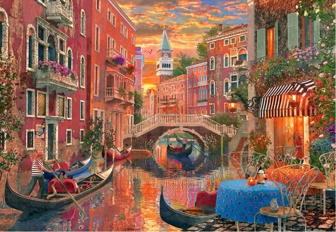 Puzzle serata romantica a Venezia 1500 pezzi