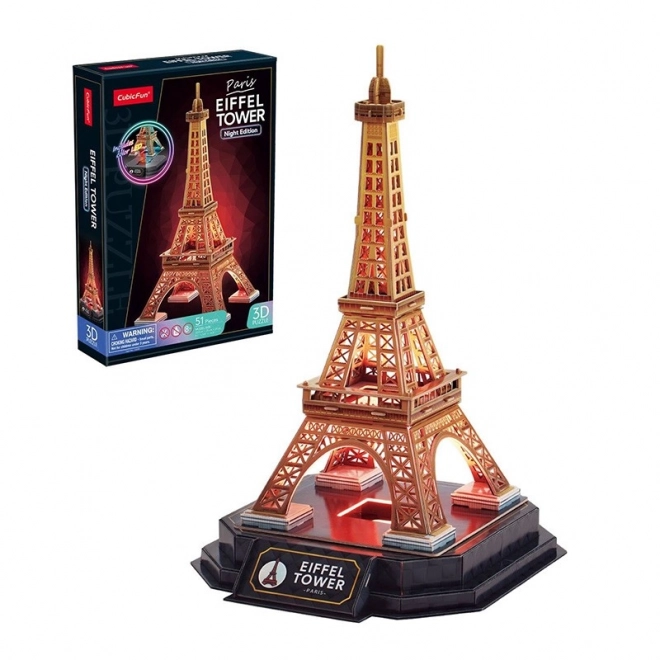 Puzzle 3D Torre Eiffel versione notturna