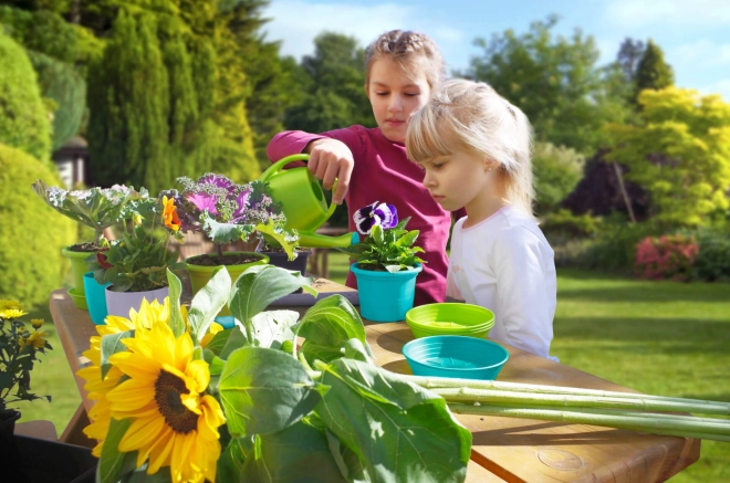 Set da giardino per bambini con vasi