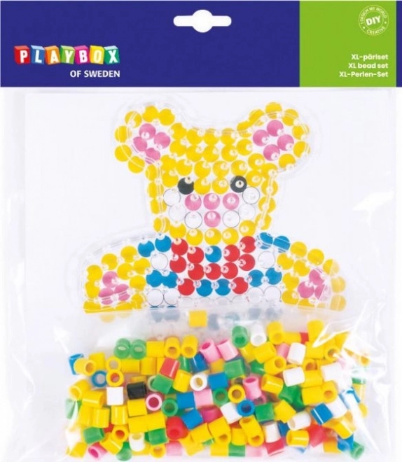 PLAYBOX Perline da Stirare Set Piccolo Orsetto XL 250pz