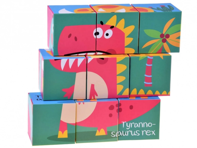 Grandi Blocchi Puzzle Dinosauri