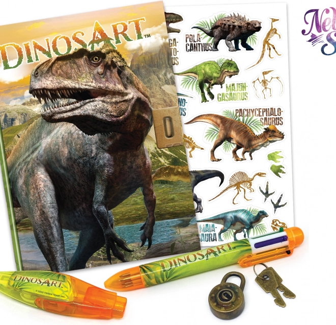 Quaderno con lucchetto DinosArt