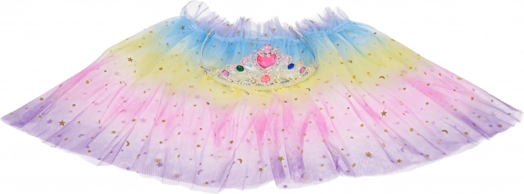 Trasformazione arcobaleno della piccola principessa