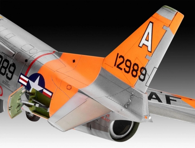 Modello aereo F-86D Dog Sabre in plastica 1/48