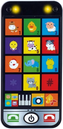 Smartphone interattivo per bambini con luci e suoni 6,5 × 13,5 cm