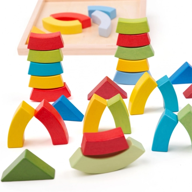 Bigjigs Toys Blocchi e Triangoli in Legno