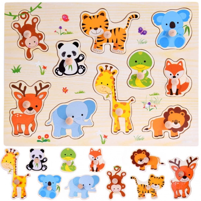 Puzzle in legno Animali