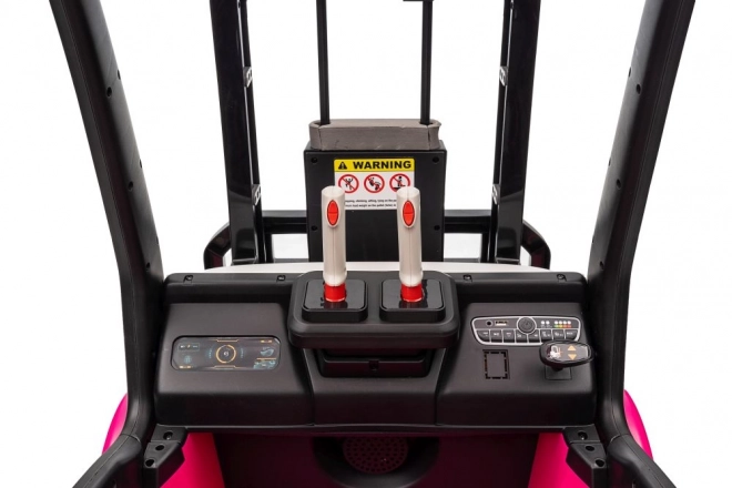 Carrello elevatore elettrico rosa