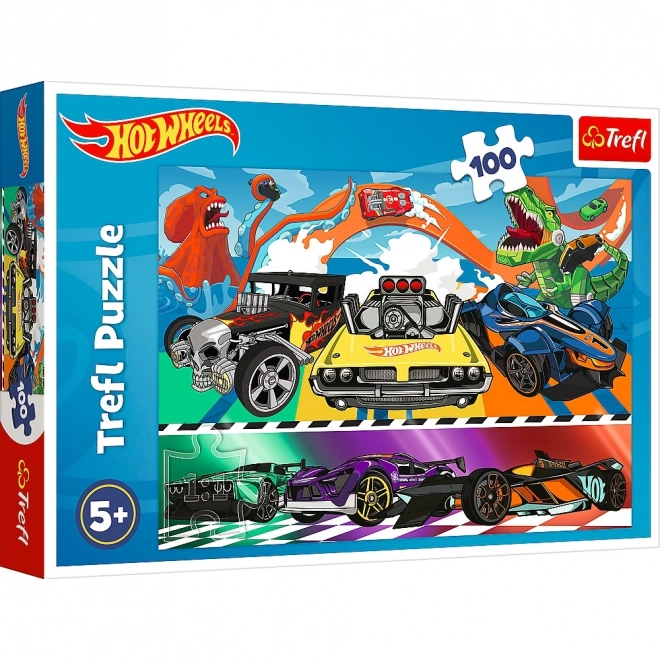 Puzzle 100 Pezzi Macchine Veloci Hot Wheels