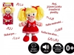 Bambola di pezza Lucinka 30 cm che canta in ceco