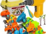 Set di dinosauri da costruzione 4 in 1 con trapano e cacciavite per bambini