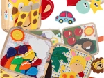 Libricino sensoriale in feltro 3D con giraffa