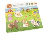 Puzzle in legno con animali - sonoro