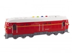 Locomotiva in plastica a batterie con suoni e luci 35 cm