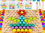 Puzzle di perline di legno
