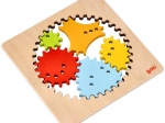 Spirografo in legno GOKI – set creativo da disegno per bambini