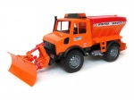 Bruder Mercedes-Benz Unimog spargisale con lama