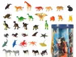 Set di figurine di animali – marini, selvatici, da fattoria e dinosauri, 48 pz
