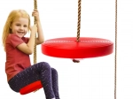 Altalena da giardino circolare in plastica