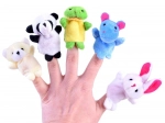 Set di burattini da dito in peluche – animaletti, 10 pezzi