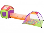 Tenda da gioco per bambini con tunnel e 200 palline