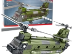 Set di costruzione elicottero militare CH-47 CHINOOK – 1451 pezzi