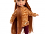 Bambola realistica Penelope con corpo interamente in vinile 34 cm