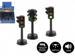 Semaforo interattivo in plastica a batteria 12 cm