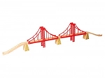 Bigjigs Rail doppio ponte ferroviario in legno