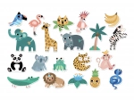 Magneti in legno Vilac Giungla per bambini