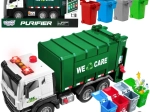Camion dei rifiuti interattivo 1:10 con luci e suoni – imparare la raccolta differenziata