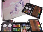 Set da pittura in valigetta con unicorno 144 pezzi MAALEO