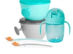 Set da Pranzo Easy-Feed Teal/Grigio