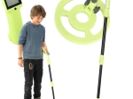Rilevatore di metalli per bambini con display LED, piastra impermeabile e accessori