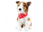 Giocattolo di peluche Collie a pelo lungo con fazzoletto