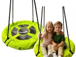 Altalena da giardino per bambini, Verde Nido di Cicogna, 60 cm